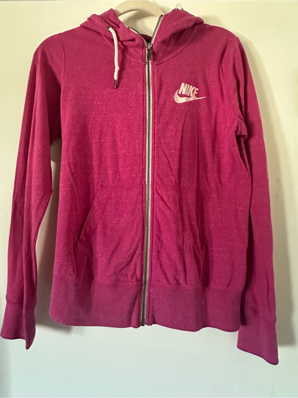 Nike Women’s Hot Pink Zip-Up Hoodie
